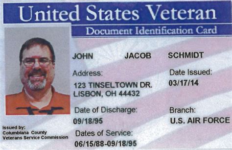 Columbiana County Offers Free Veteran Photo Id Cards