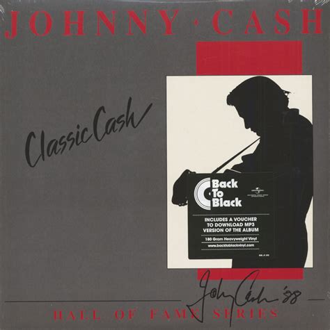 Johnny Cash Lp Classic Cash Hall Of Fame Series 2 Lp 180g Vinyl And Download Code Bear