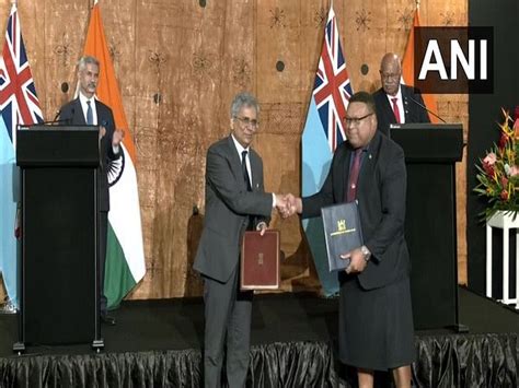 india fiji sign mou on visa exemption for diplomatic official passport holders theprint