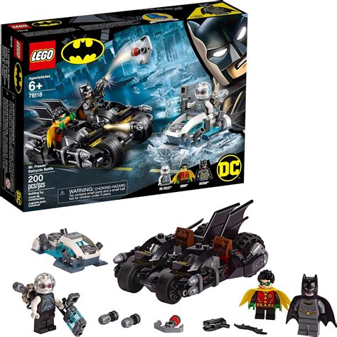 Lego Dc Batman Mr Freeze Batcycle Battle 76118 Building