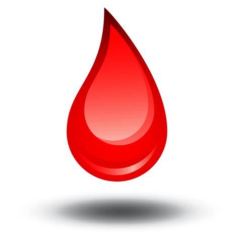 Red Vector Blood Drop