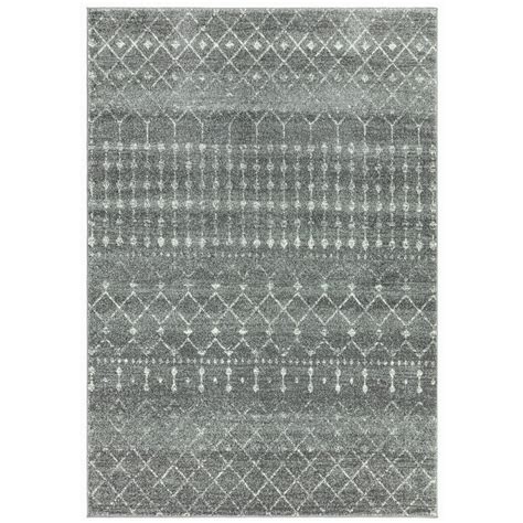 buy asiatic nova berber rectangle rug 160x230cm grey rugs argos