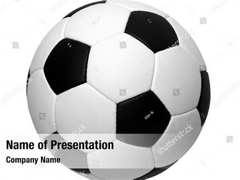 Field Soccer Ball Stadium Powerpoint Template Field Soccer Ball