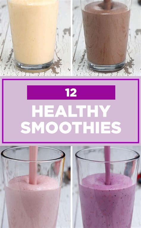 Try Any Of These Healthy Smoothies To Jumpstart Your Day