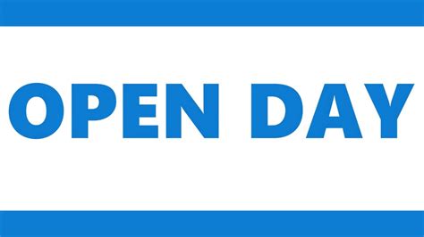 Open Day Youtube