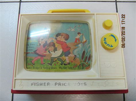 Vintage Classic Fisher Price Two Tune Tv Made In Usa Circa 1966 Arts