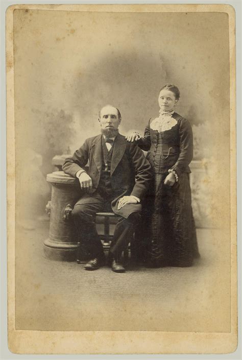 cabinet card couple photographer buck and fritz nicollet is… flickr