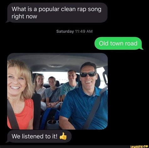 The song that's credited with introducing rap to the masses. What is a popular clean rap song - iFunny :) (With images ...