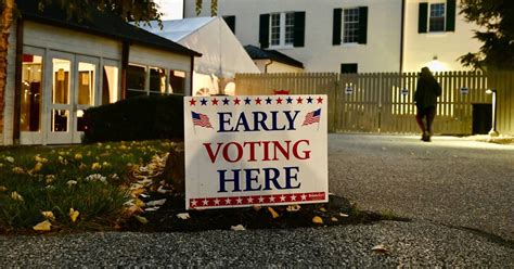 Issues More Than Candidates Drive Voters To Polls In Maryland As Early In Person Voting Gets