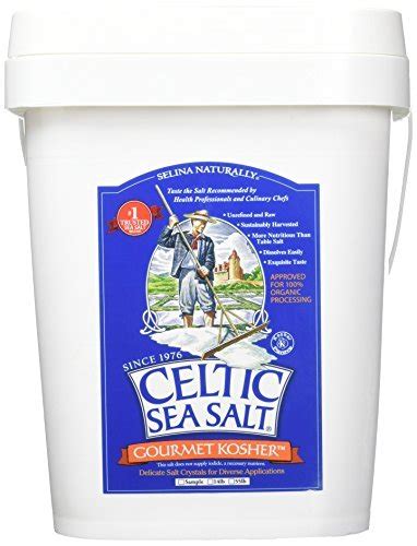 Celtic Sea Salt Gourmet Kosher Salt 14 Pound Salt And Pepper
