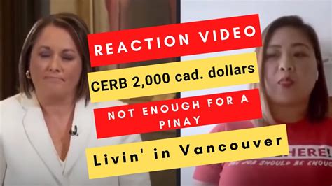 Cbc News Ungrateful Filipina Lady Cerb 2000 Canadian Dollars Is Not Enough For Her Youtube