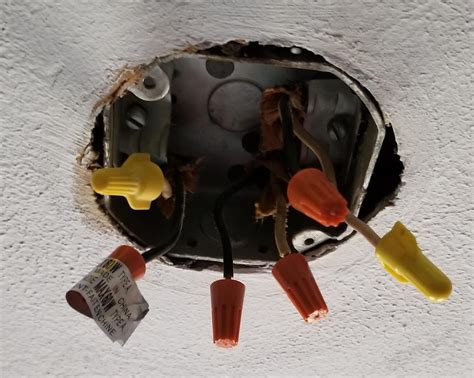 Electrical Connecting New Ceiling Light In 1970 House Home