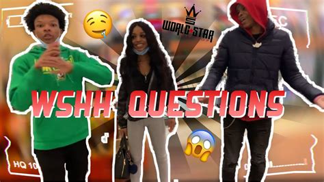 World Star Hip Hop Questions😱💚 With A Twist😅 Mall Edition💕🐍 Youtube