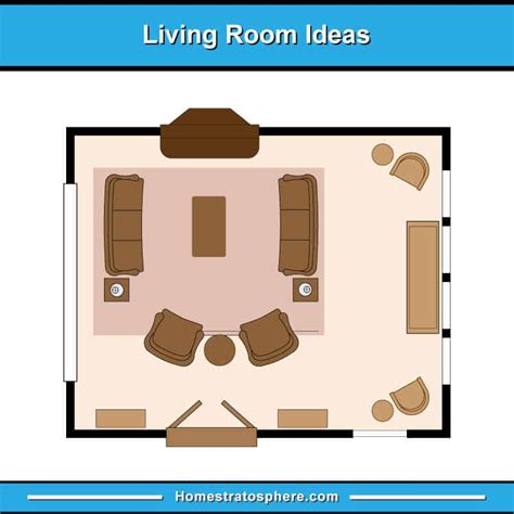 Choosing the right living room layout will give you a cozy place for relaxing and entertaining guests, especially with sofas and armchairs. 13 Living Room Furniture Layout Examples (Floor Plan ...