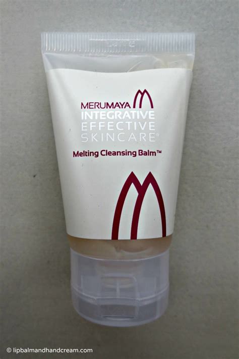 Merumaya Melting Cleansing Balm A Non Drying Cleanser Lip Balm And
