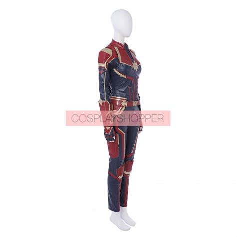 2019 Movie Captain Marvel Carol Danvers Cosplay Costume For Sale