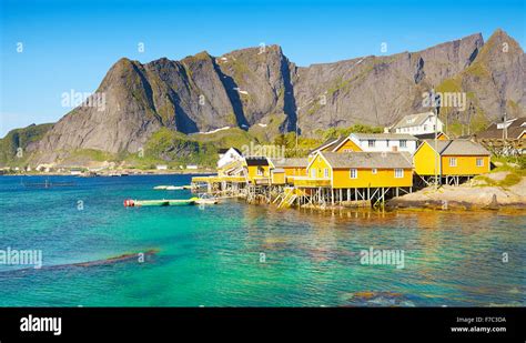 Lofoten Islands Moskenes Norway Stock Photo Alamy