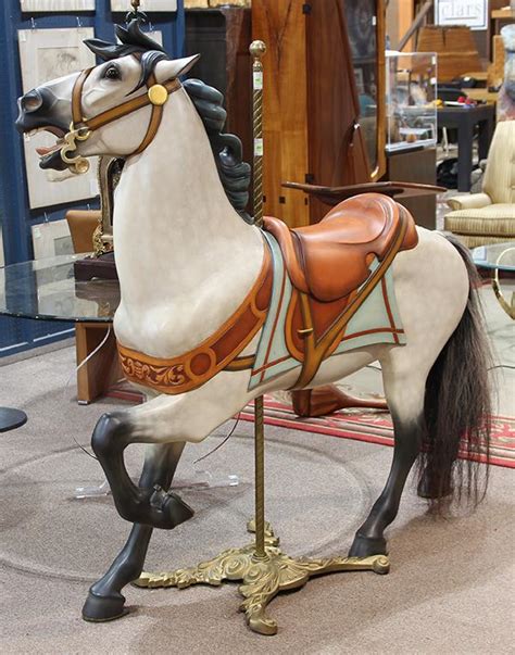 Sold Price Large And Exceptional Outer Row Stander Carousel Horse By
