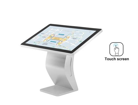 interactive touch screen digital signage kiosk system for shopping mall