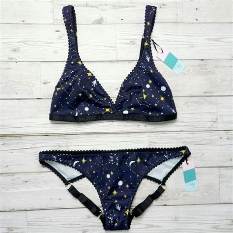 ColieCo Lingerie The ASTER Set In The Lost In Space Fabric