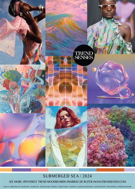 Trend Moodboards Trendsenses In 2023 Color Trends Fashion Graphic