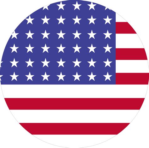 Us Flag Circle Pngs For Free Download