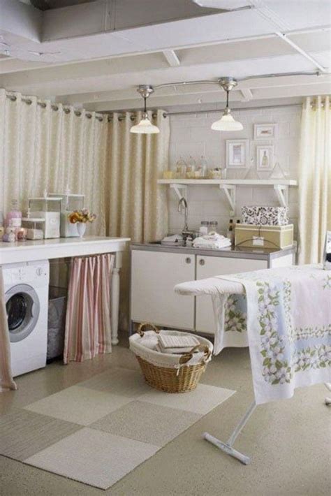 Unfinished basement laundry room — elizabeth & penn. Unfinished Basement Guide #Ideas #Basement # ...