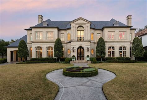9000 Square Foot French Style Stone Mansion In Dallas Tx The