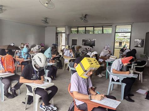 Anti Cheating Hats During Exams Go Viral In The Philippines News