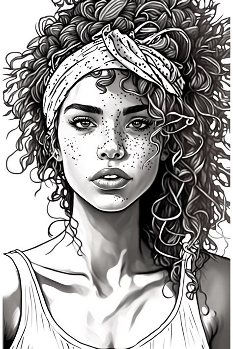 Embrace Your Free Spirited Side With This Ai Generated Boho Style Coloring Page 🌈 Let Your