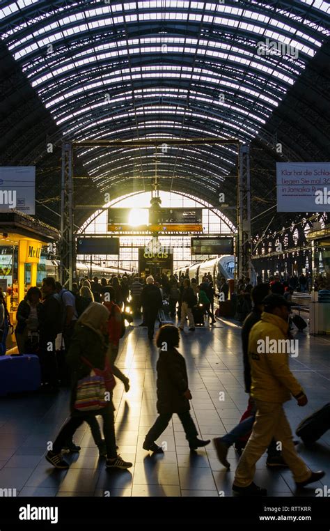 Frankfurt Train Station Stock Photo - Alamy
