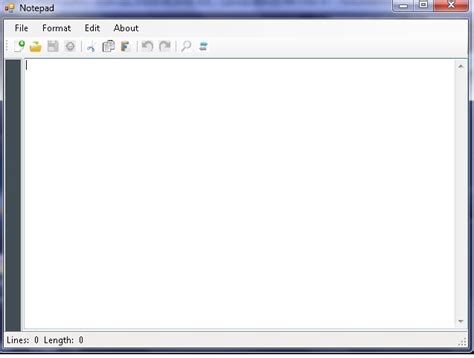 Simple Notepad Application Using C Part 1 Free Source Code