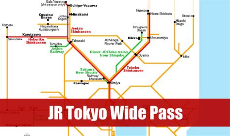 Jr Tokyo Wide Pass Info Tiket Dan Area Layanan Wisata Jepang