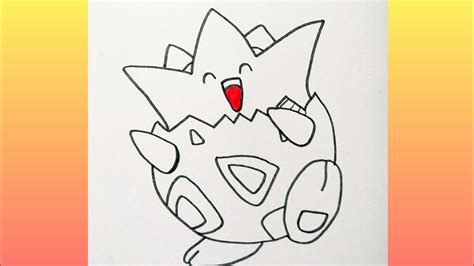 How To Draw Pokemon Togepi Pokemon Drawing Easy Youtube