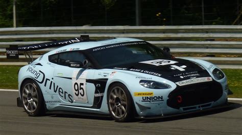 Aston Martin V12 Zagato Race Car Sound Youtube