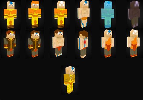 I Made Some Aang Minecraft Skins Minecraft