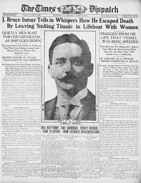 Titanic Newspaper
