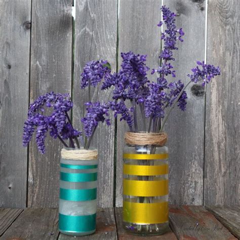 20 Glass Jar Craft Ideas Easy Diy Decorations Mason Jar Flower