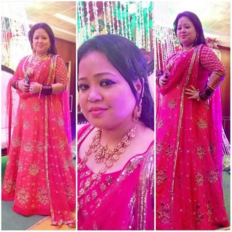 We Dont Know What To Feel About Bharti Singhs Bright Pink Wedding Lehenga India Today