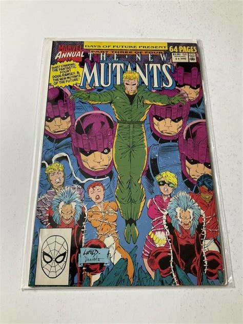 The New Mutants Annual 6 Vg Very Good 40 Marvel Comics Comic Books