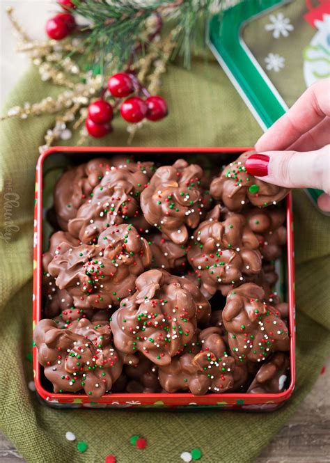 Make this simple buckeye recipe for your christmas treat trays. Easy Christmas Crockpot Candy | The easiest homemade candy ...