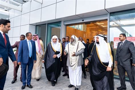 The Delegation Of The Muslim World League Headed By His Excellency Sheikh Dr Mohammed Alissa