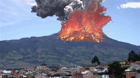 Volcán Galeras Erupción Virtual Youtube