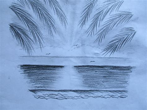 Ocean Pencil Drawing At Getdrawings Free Download