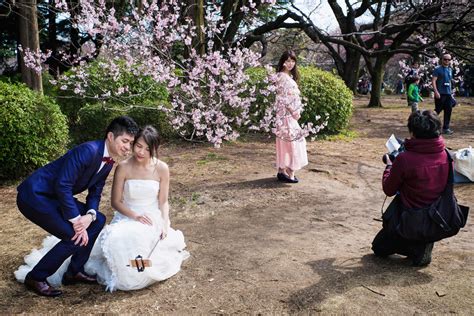 A Tokyo Cherry Blossom Wedding Selfie Tokyo Times