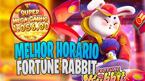 Fortune Rabbit Melhor Horario Para Jogar HorÁrios E Minutos Pagantes