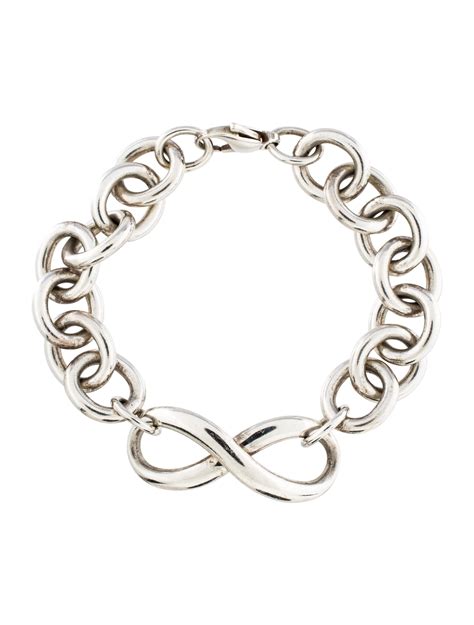 Tiffany And Co Infinity Bracelet Silver Sterling Silver Link