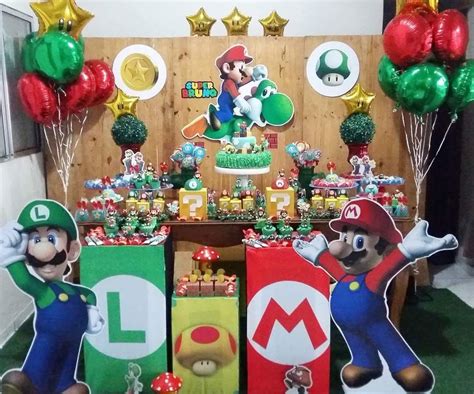 Cumple Twins 2 Años Fiesta De Mario Bros Fiesta De Cumpleaños De