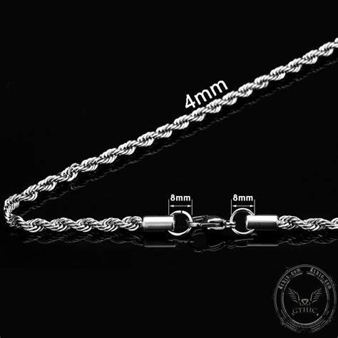 Twist Stainless Steel Chain Gthic