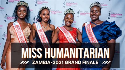 miss humanitarian zambia 2021 grand finale private crowning youtube